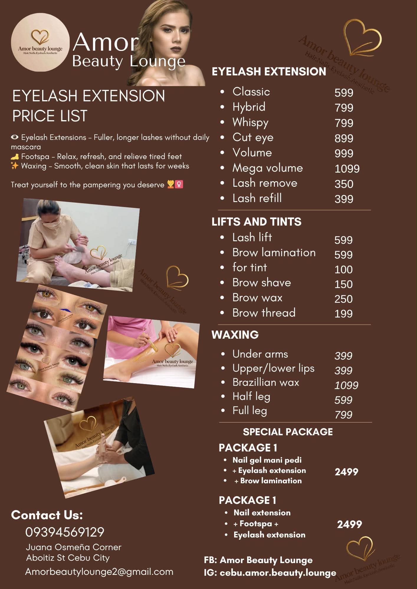 Beauty treatment at Amor Beauty Lounge